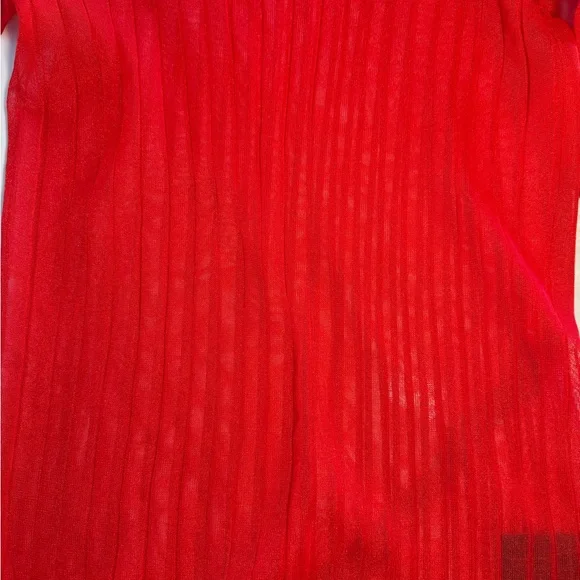 Alexander Wang red ribbed top - Picture 3 of 7